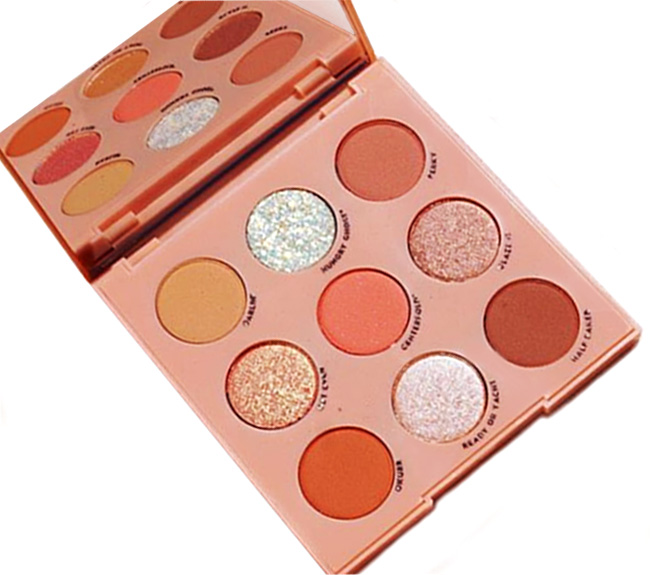 Colourpop Baby Got Peach Shadow Palette Review And