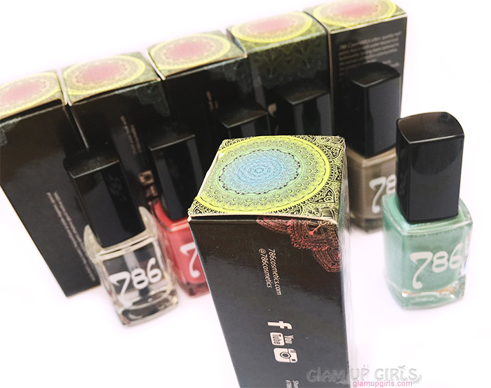 786 Cosmetics Halal Nail Enamel Packaging