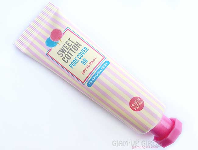 Holika Holika Sweet Cotton Pore Cover BB Cream in Natural Beige - Review and Swatches 