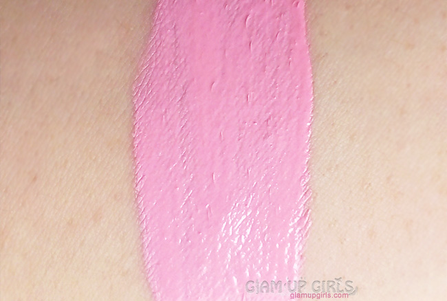 Makeup Revolution Vivid Blush Lacquer in Rush swatch