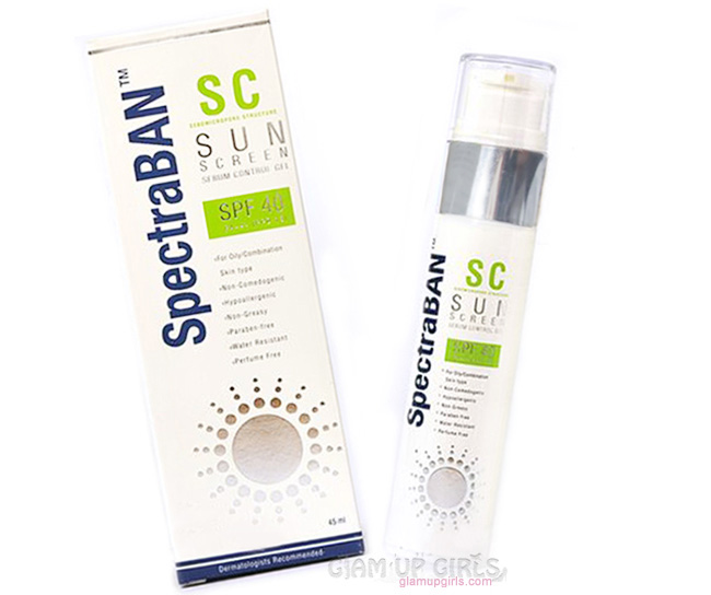 SpectraBAN SC Sun Screen SPF40 - For Oily and Combination Skin 