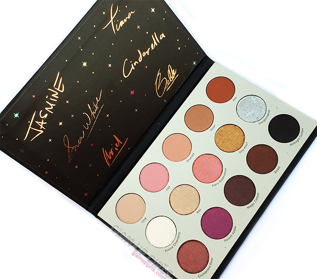 ColourPop It's a Princess Thing Pressed Powder Shadow Palette, Review and Swatches