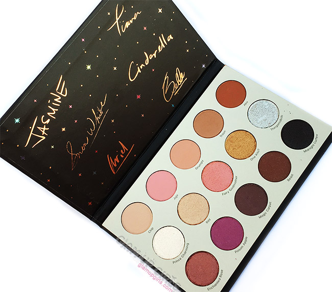 ColourPop It's a Princess Thing Pressed Powder Shadow Palette - Review and Swatches 