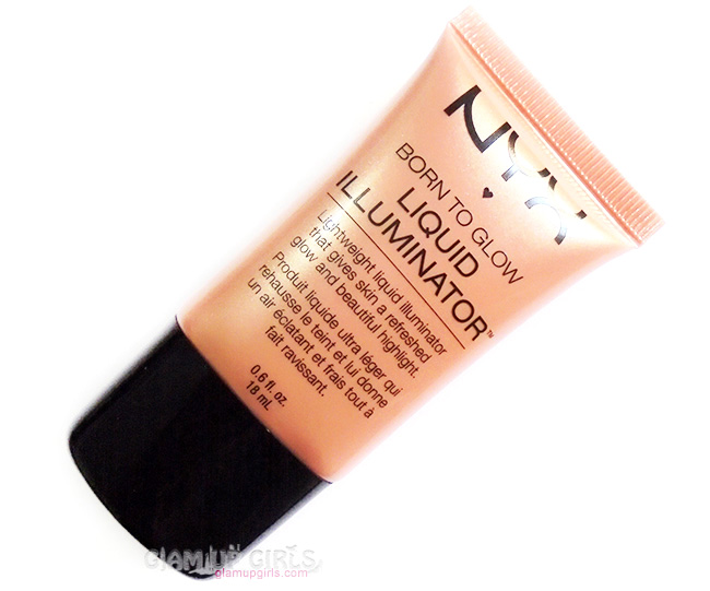 NYX Born to Glow Liquid Illuminator in Gleam - Review and Swatches