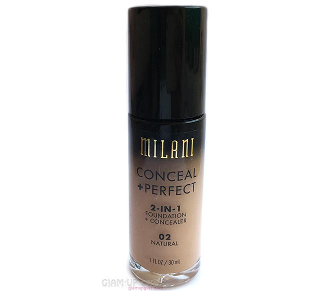 Milani Conceal + Perfect 2-In-1 Foundation + Concealer - Review and Swatches 