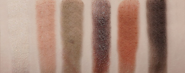 Bottom row of Anastasia Beverly Hills Nouveau Eye shadow Palette