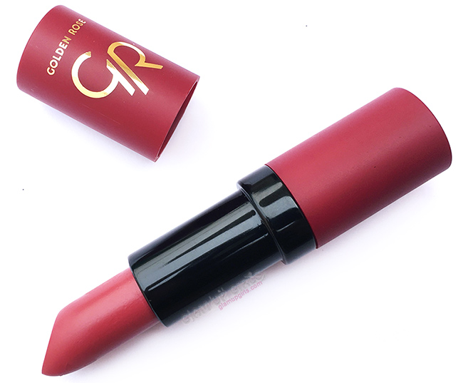 Golden Rose Velvet Matte Lipstick in 12 - Review and Swatches 