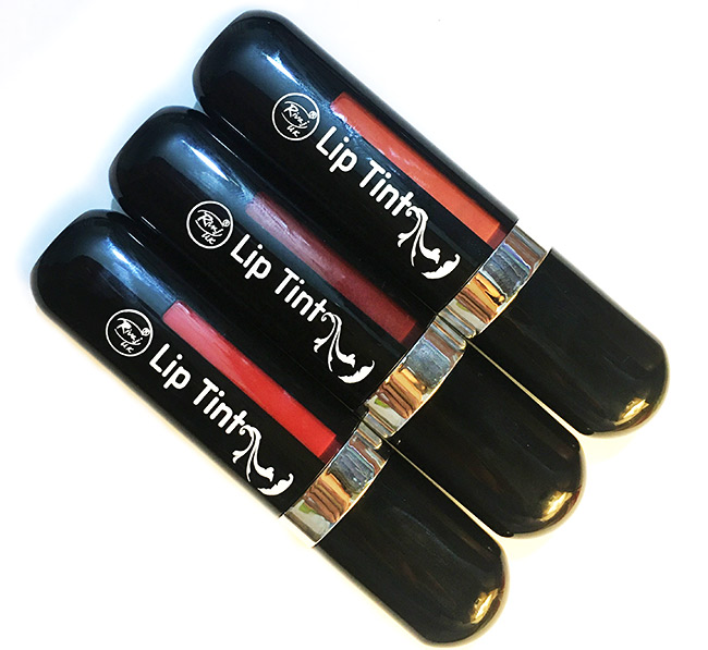 Rivaj UK Lip Tints - Swatches and Review 