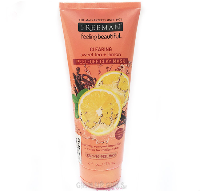 Freeman Clearing Sweet Tea + Lemon Peel Off Clay Mask - Review