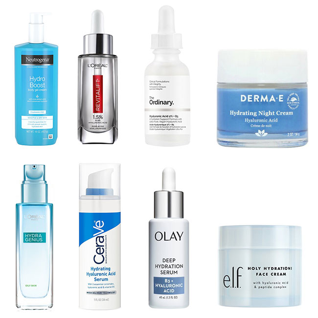 Best Drugstore Hyaluronic Acid Products for all Skin Types 