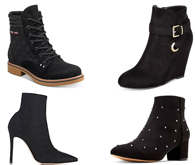 Stylish Women Black Ankle Boots for Winters 