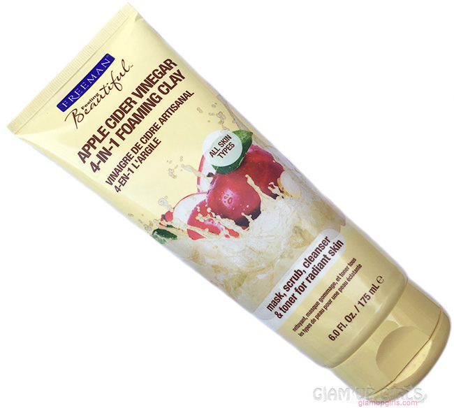 Freeman Apple Cider Vinegar 4-in-1 Foaming Clay Mask, Scrub, Cleanser - Review