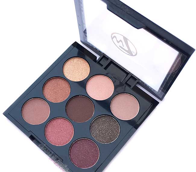 W7 Naughty Nine Eyeshadow Collection in Mid Summer Nights - Review and Swatches