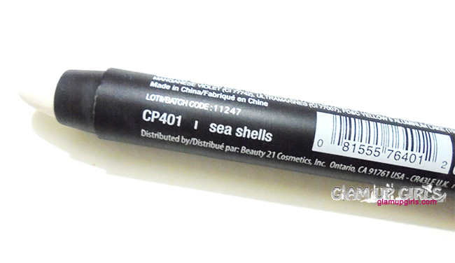 L.A. Colors Jumbo Pencil in Sea Shells - Review and Swatches