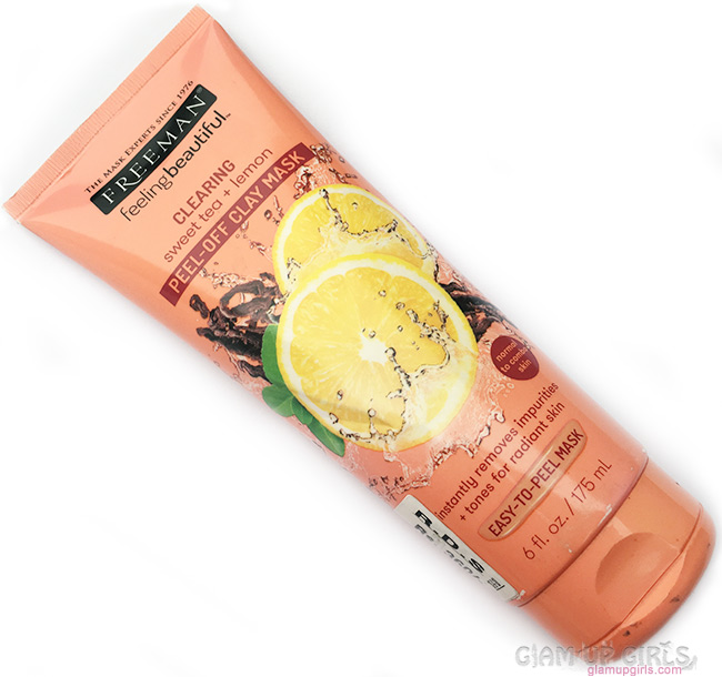 Freeman Clearing Sweet Tea + Lemon Peel Off Clay Mask - Review 