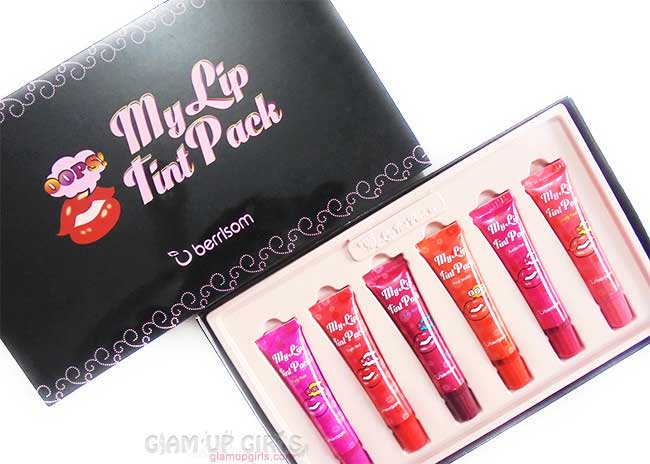 Berrisom My Lip Tint Pack of 6 - Review and Swatches 