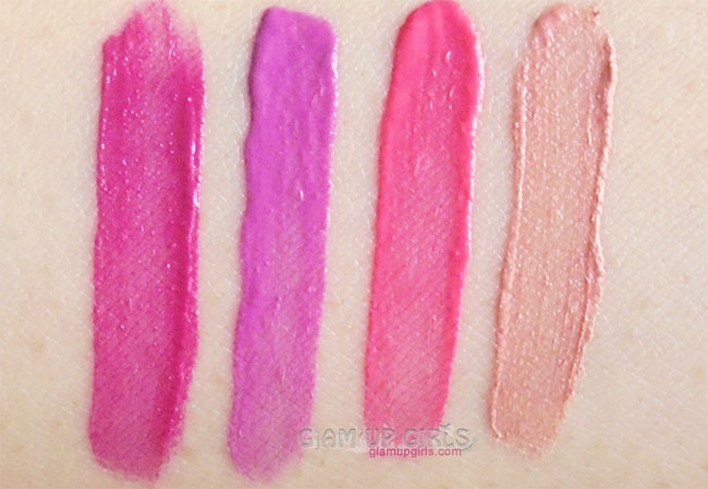 Makeup Revolution Ultra Velour Lip Cream in Ultra Velour Lip Cream-All I think about is you, Ultra Velour Lip Cream-Don't bring me down, Ultra Velour Lip Cream-Their eyes can't find us, Ultra Velour Lip Cream-Not one for playing games