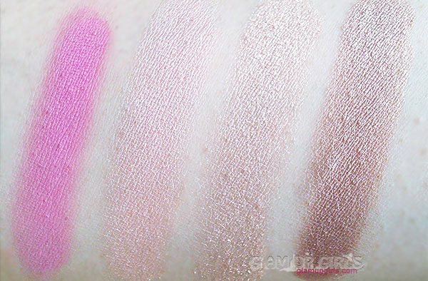 Sigma Eye Shadow Palette in Sigma Eye Shadow Palette in Brilliant and Spellbinding - Review and SwatchesBrilliant and Spellbinding Top Row shades (L-R): Hiatus, Solstice, Healthy, Languid