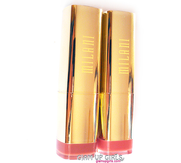 Milani Color Statement Lipstick in Naturaly Chic and Teddy Bare - Review and Swatches