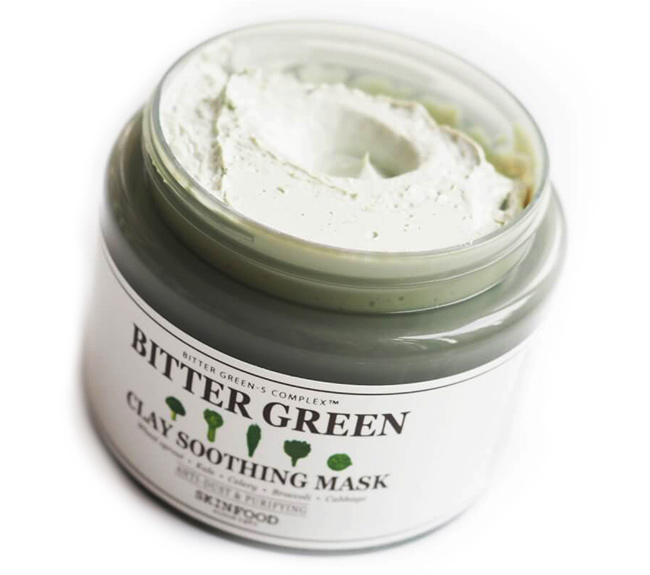 Skinfood Bitter Green Clay Soothing Mask - Review 