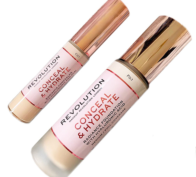 Makeup Revolution Conceal and Hydrate Foundation and Concealer - Review 