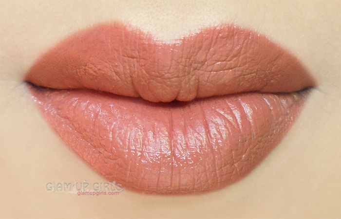 Swatch of Luscious Lip Couture Matte Melted Lipstick
