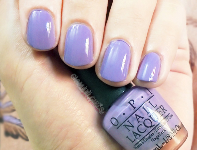 OPI Matte Top Coat and Nail Lacquer Do you lilac it 