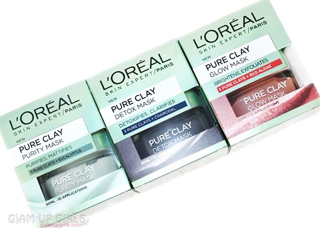 L'Oreal Pure Clay Mask in Eucalyptus Charcoal Detox and Red Algae - Review