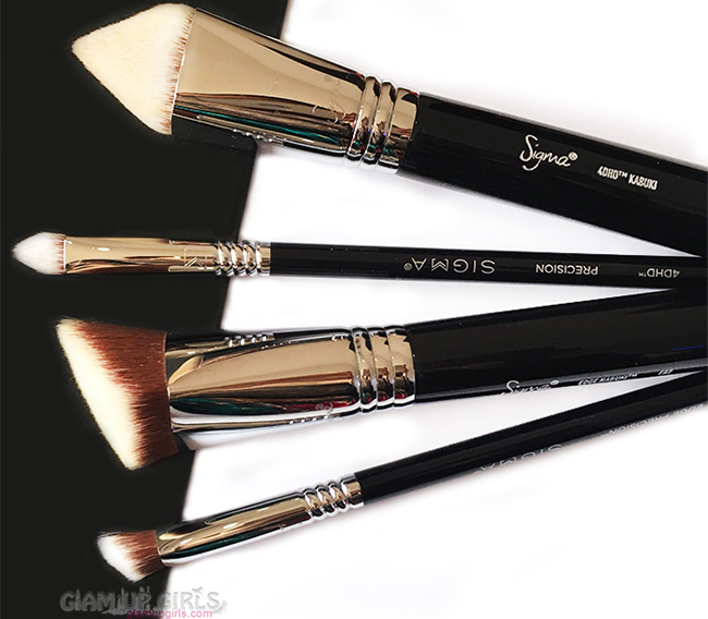 Sigma Dimensional Brushes in 4DHD Kabuki, F87, 4DHD Precision and P87 Edge Precision