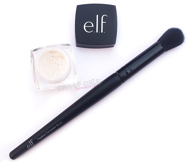 e.l.f. Studio High Definition Undereye Setting Powder Sheer and Concealer Brush Review 