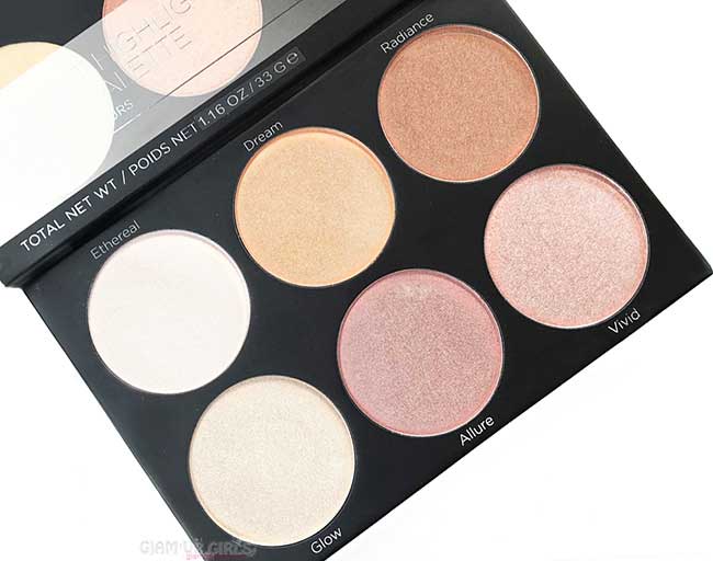 BH Cosmetics Spotlight Highlight Palette - Review and Swatches