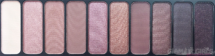 e.l.f. Rose Gold Eyeshadow Palette Close Up