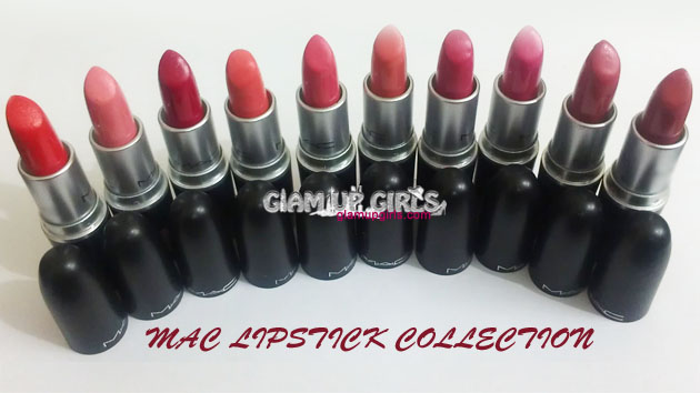 MAC Lipstick Collection Swatches 