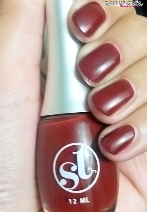 Sweet Touch Nail Polish in D-Brown 1018 for Marsala NOTD