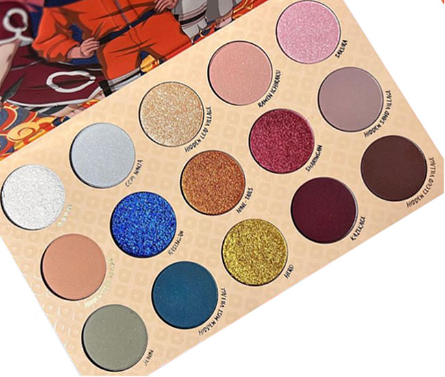 ColourPop Naruto Eyeshadow Palette - Review and Swatches 