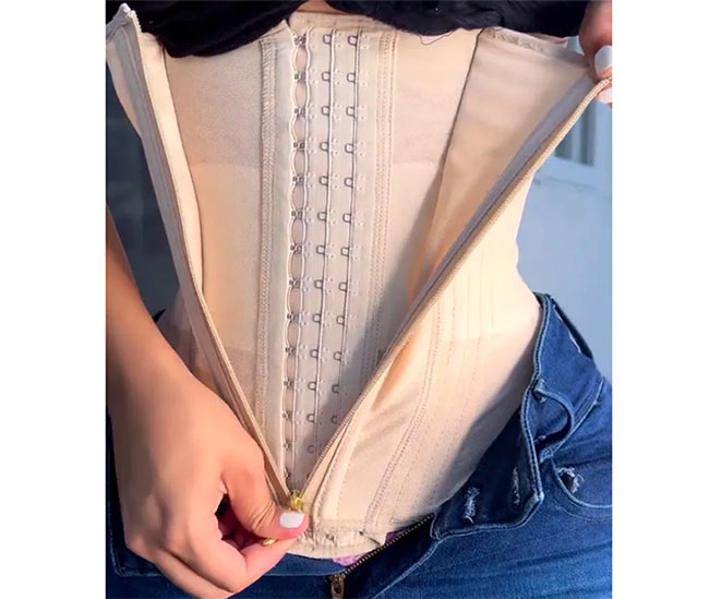 Zip Breasted Body shaper