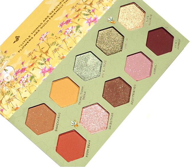 ColourPop Winnie the Pooh Sweet as Can Bee Eyeshadow Palette - Review and Swatches 