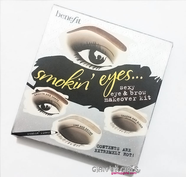 Benefit Smokin Eyes Eyeshadow kit EOTD - Review and Swatches 