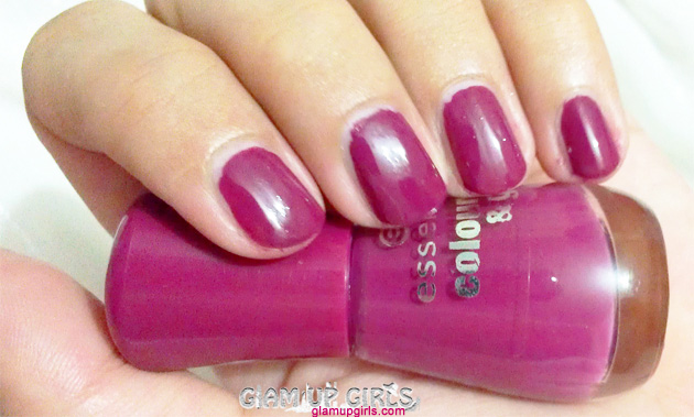 Essence colour and go Nail Polish in Be Berry Now - Review and Swatches 