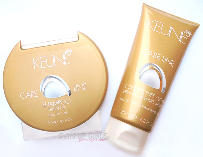 Keune Satin Oil Shampoo and Conditioner for Normal Hair - Review 