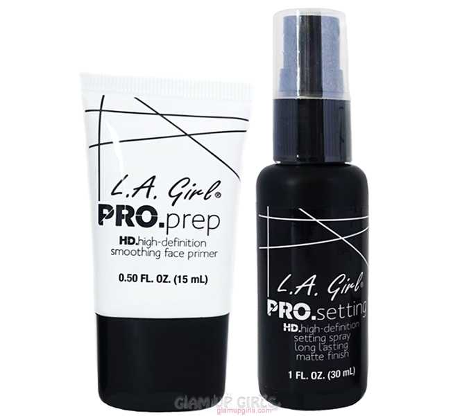 L.A Girl Pro Prep Smoothing Face Primer and Setting Spray - Review 