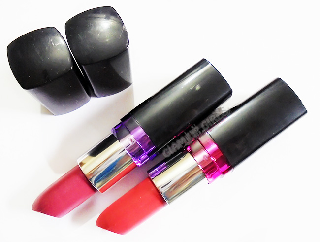 Maybelline ColorShow Lipsticks in Sweet Orchid and Pink Please - Review and Swatches 