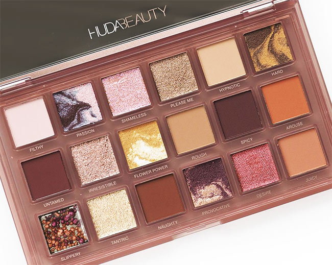 Huda Beauty Naughty Nude Eyeshadow Palette - Review and Swatches 