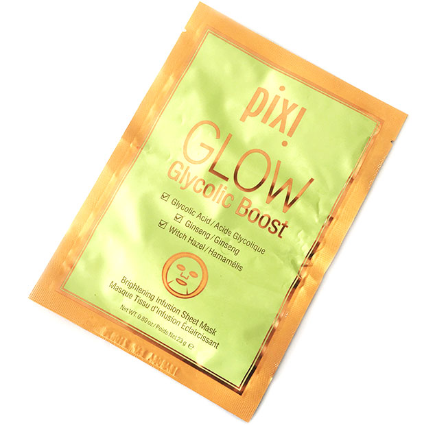 Pixi GLOW Glycolic Boost Sheet Mask - Review 