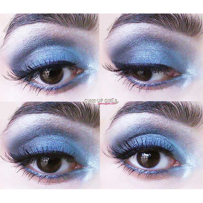 Blue Smokey Eye Look - EOTD 