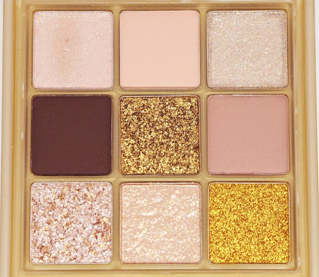 Huda Beauty Gold Obsessions Palette Shades