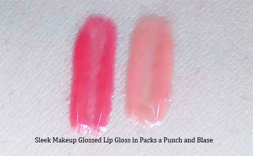 Sleek Makeup Glossed Lip Gloss in Blase and Packs a Punch - Review and Swatches