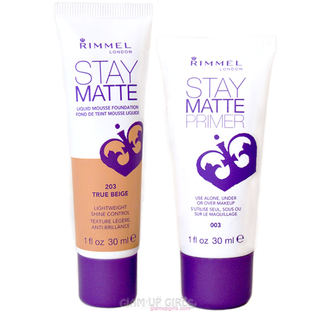 Rimmel London Stay Matte Liquid Mousse Foundation and Primer - Review and Swatches 