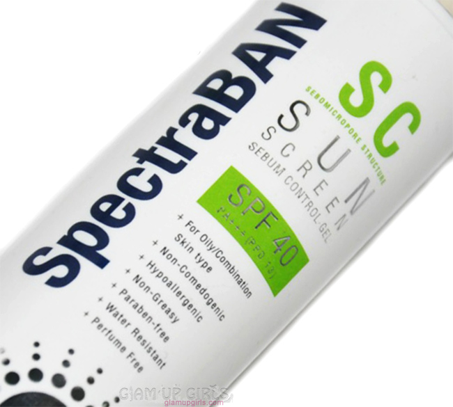 SpectraBAN SC Sun Screen SPF40 For Oily and Combination Skin