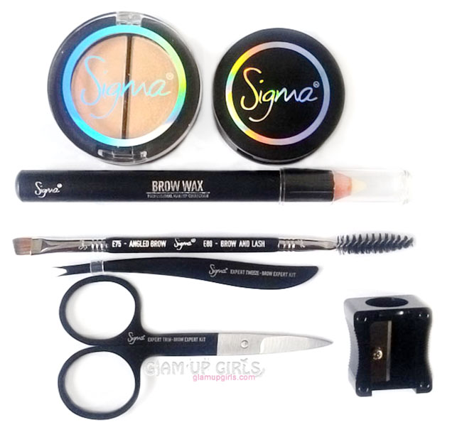 Sigma Beauty Eye Brow Expert Kit - Review and Swatches 